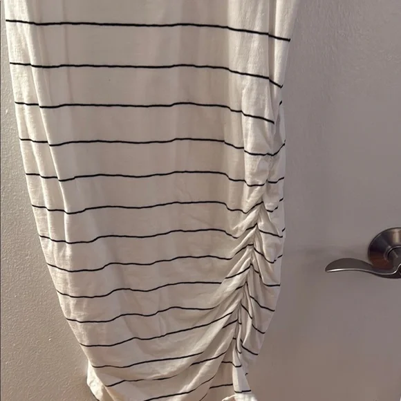 Sundry White and Black Striped Top - Picture 4 of 8